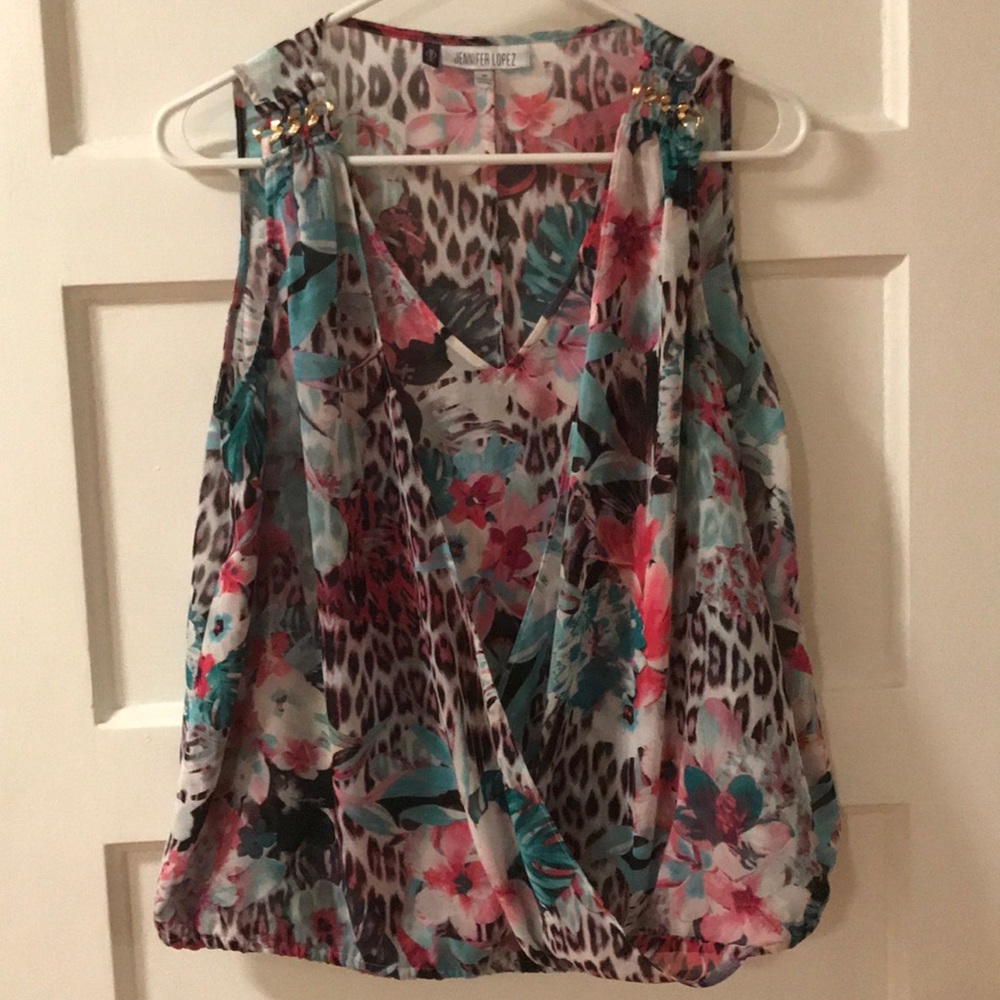 PInk MULTI color blouse